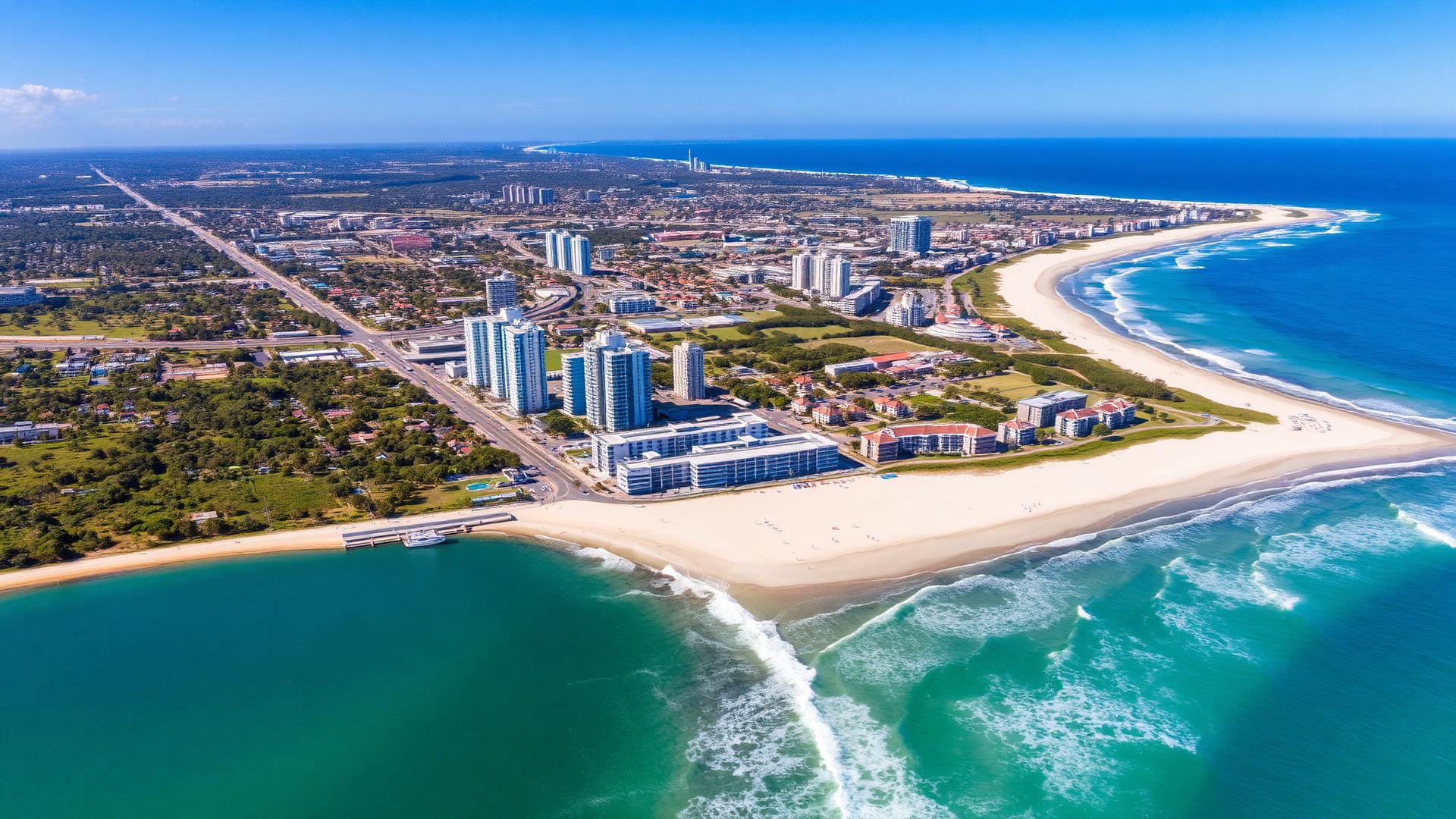 Sunshine Coast skyline — construction site camera hire