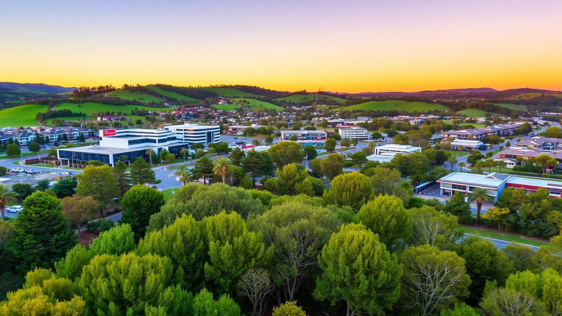 Toowoomba skyline — construction site camera hire